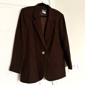 Eclectic Grandpa Chocolate Brown Blazer
